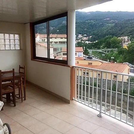 F2 Avec Terrasse, Clim, Parking, Animaux Ok - Amelie-les-bains - Fr-1-703-44