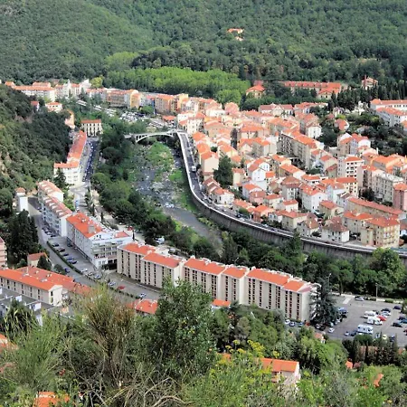 Apartment F2 Avec Terrasse, Clim, Parking, Animaux Ok - Amelie-les-bains - Fr-1-703-44 *